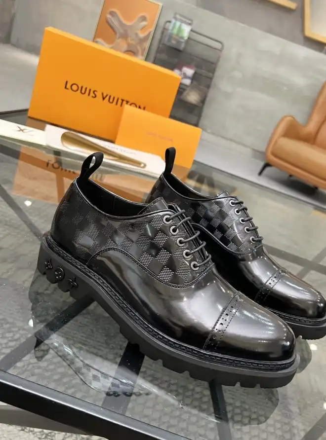 hype LV Leather Shoes