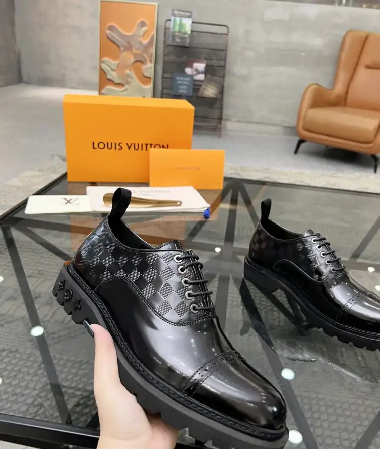 hype LV Leather Shoes