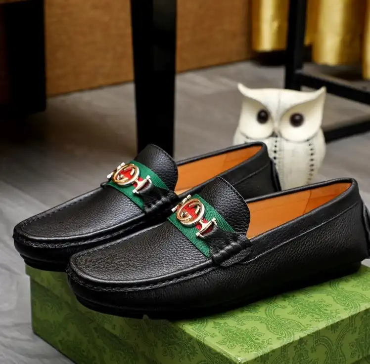 hype Gucci Leather Shoes