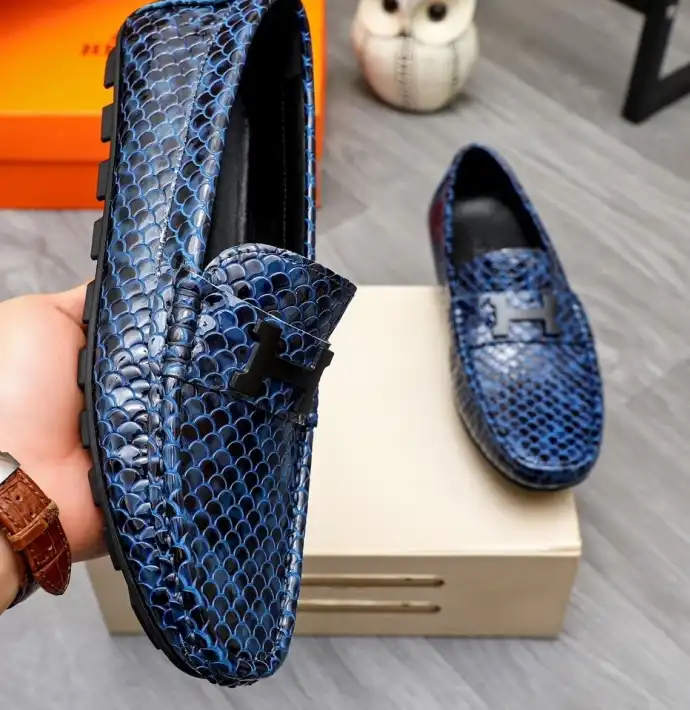 hype Hermes Leather Shoes