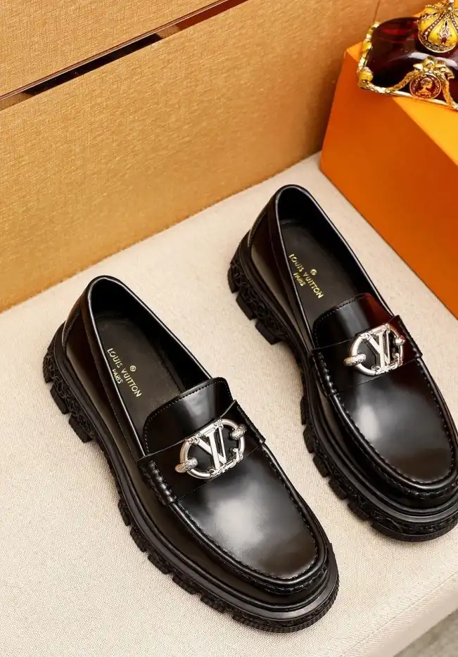 hype LV Leather Shoes