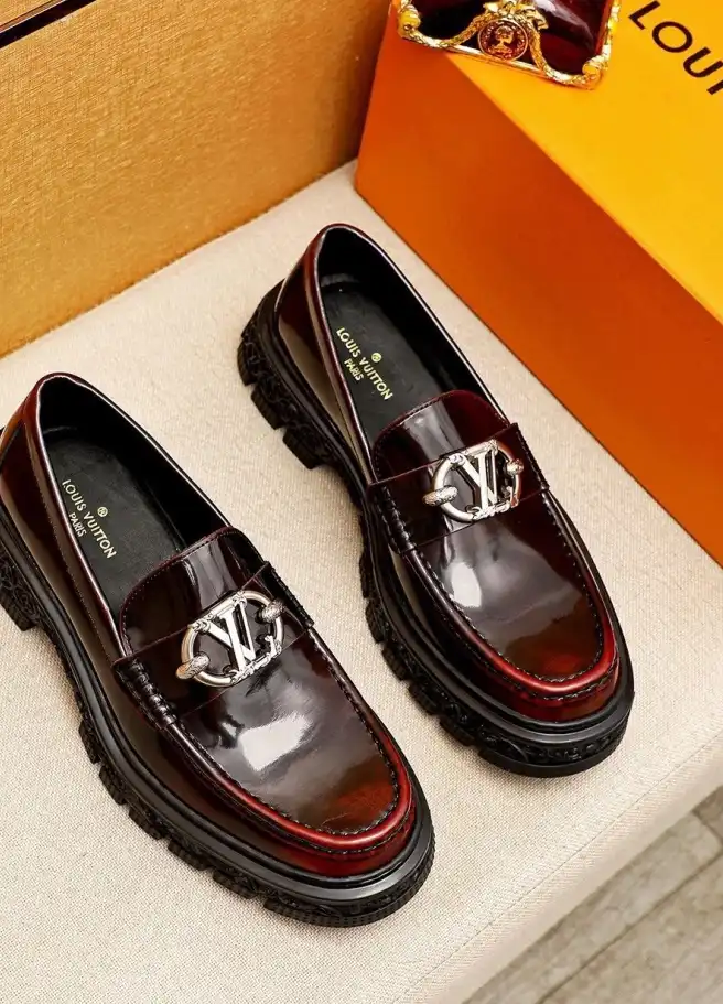 hype LV Leather Shoes