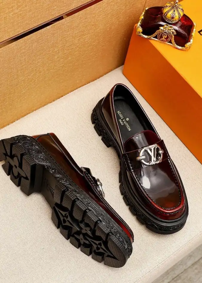 hype LV Leather Shoes