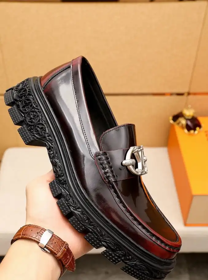 hype LV Leather Shoes