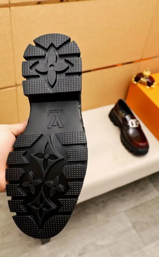 hype LV Leather Shoes