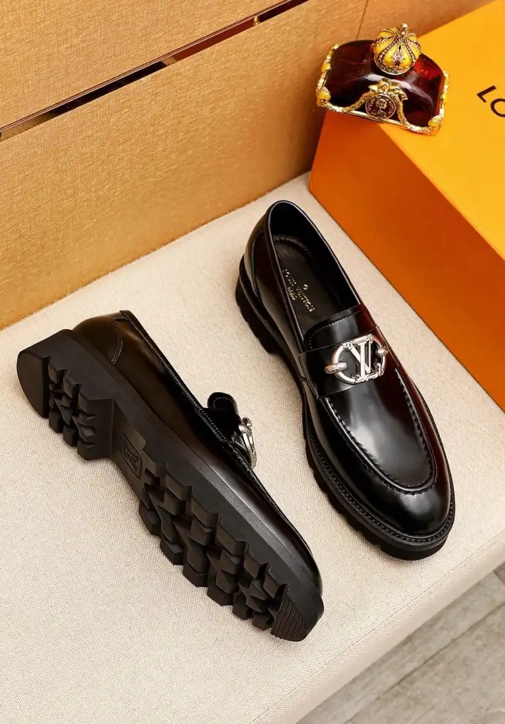 hype LV Leather Shoes