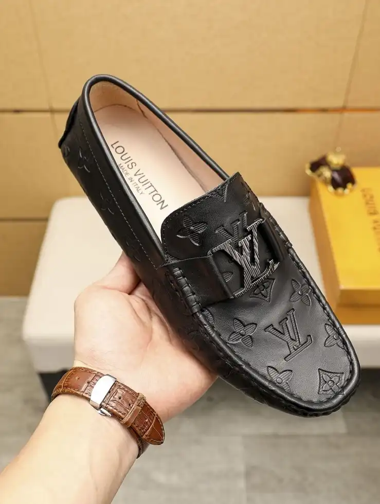 hype LV Leather Shoes