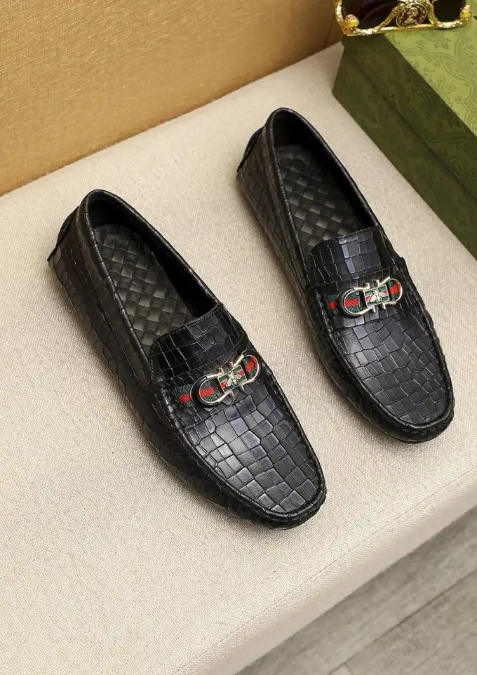 hype Gucci Leather Shoes