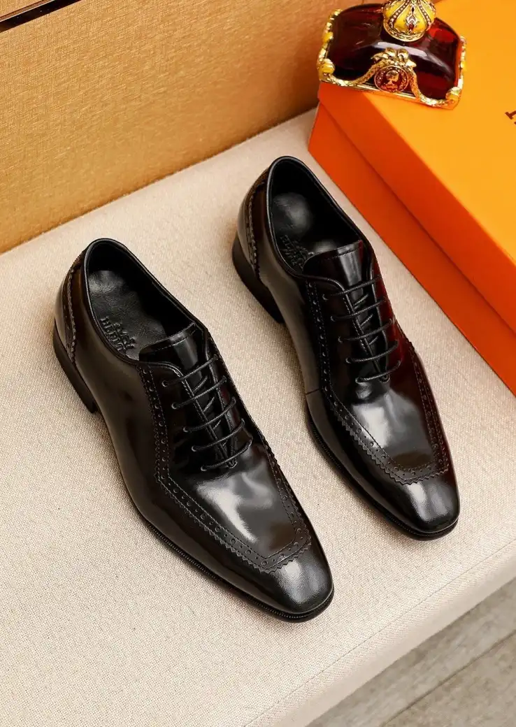 hype Hermes Leather Shoes