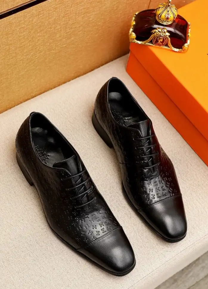 hype Hermes Leather Shoes