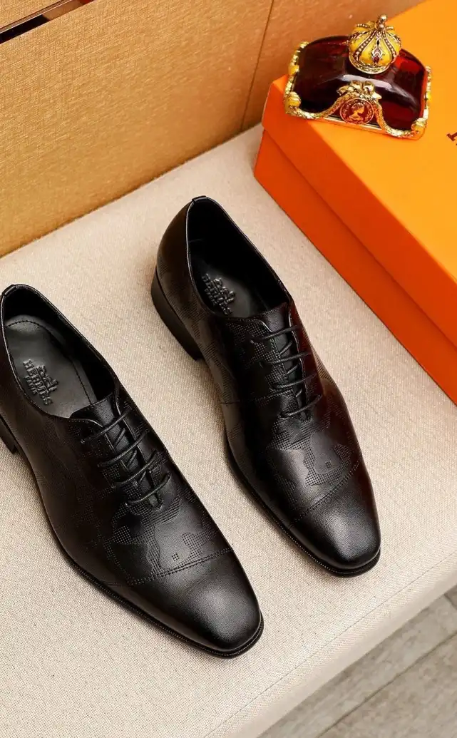 hype Hermes Leather Shoes