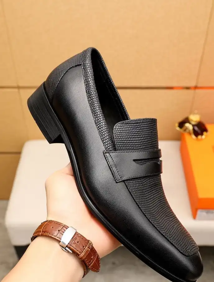 hype Hermes Leather Shoes