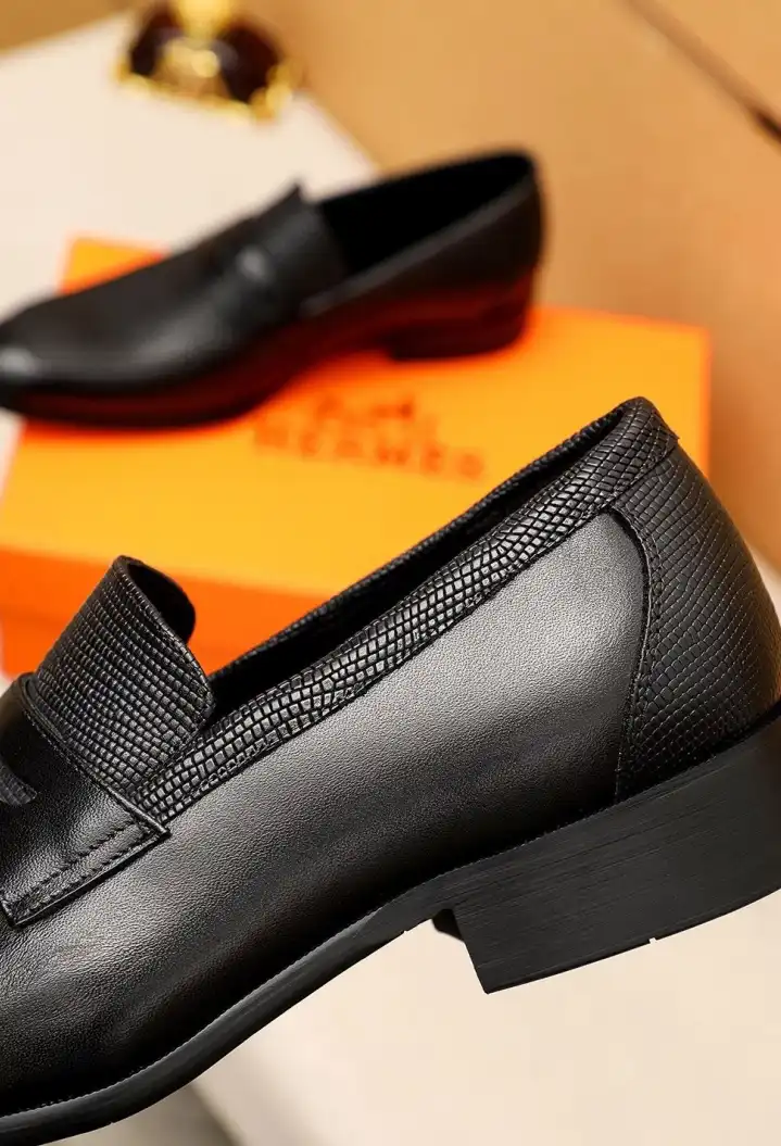 hype Hermes Leather Shoes