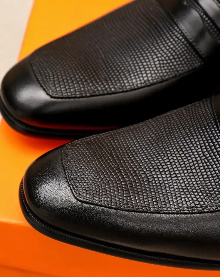 hype Hermes Leather Shoes