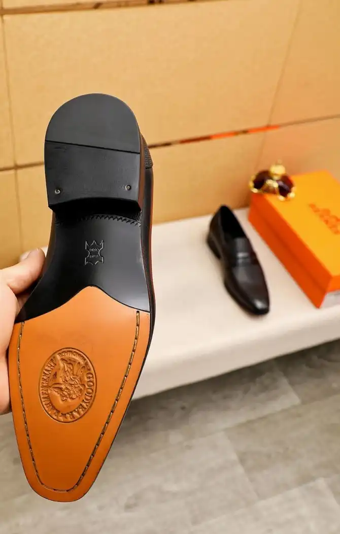 hype Hermes Leather Shoes