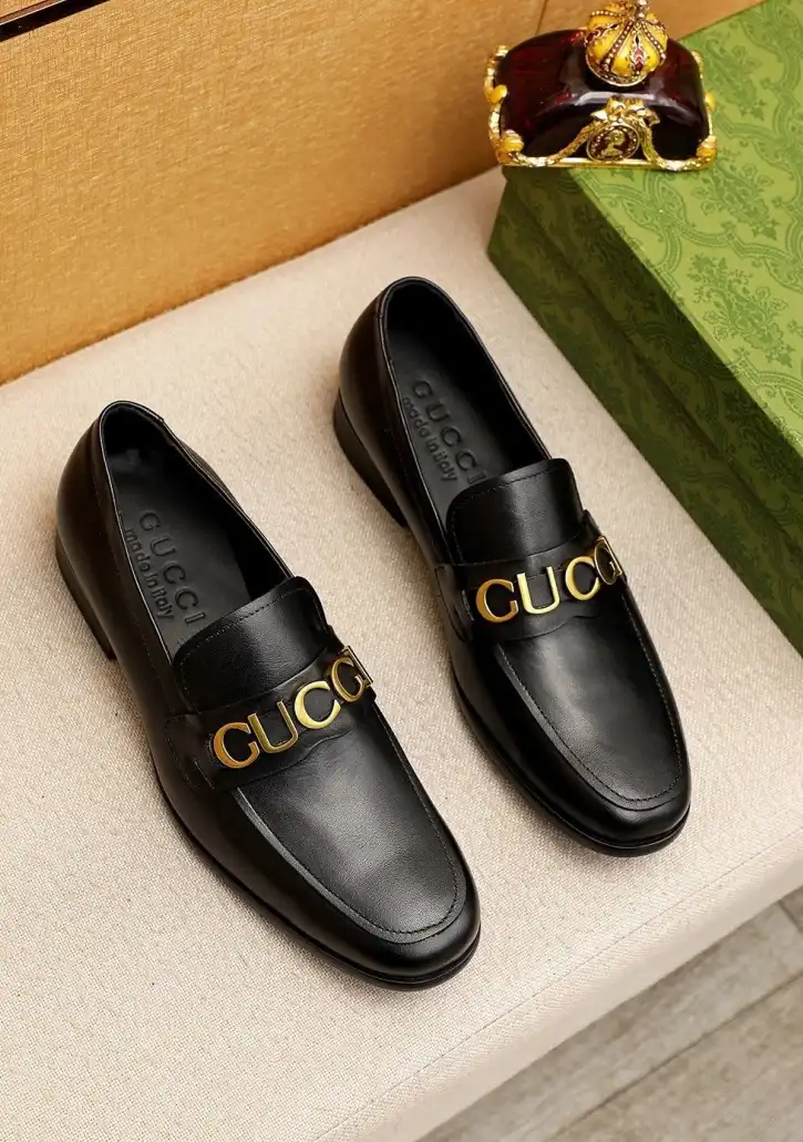 hype Gucci Leather Shoes