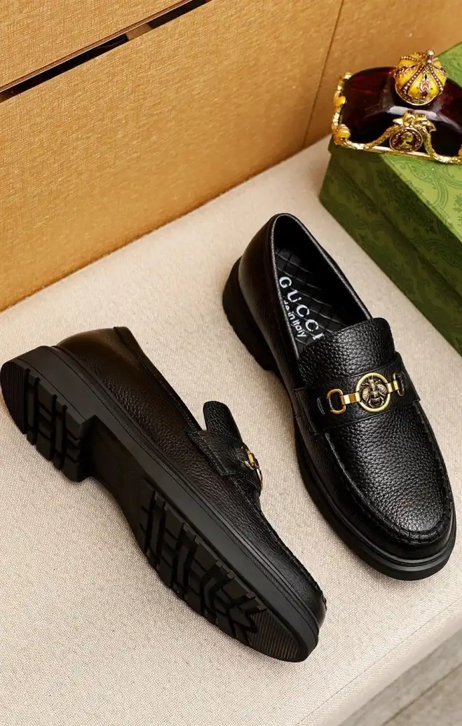 hype Gucci Leather Shoes