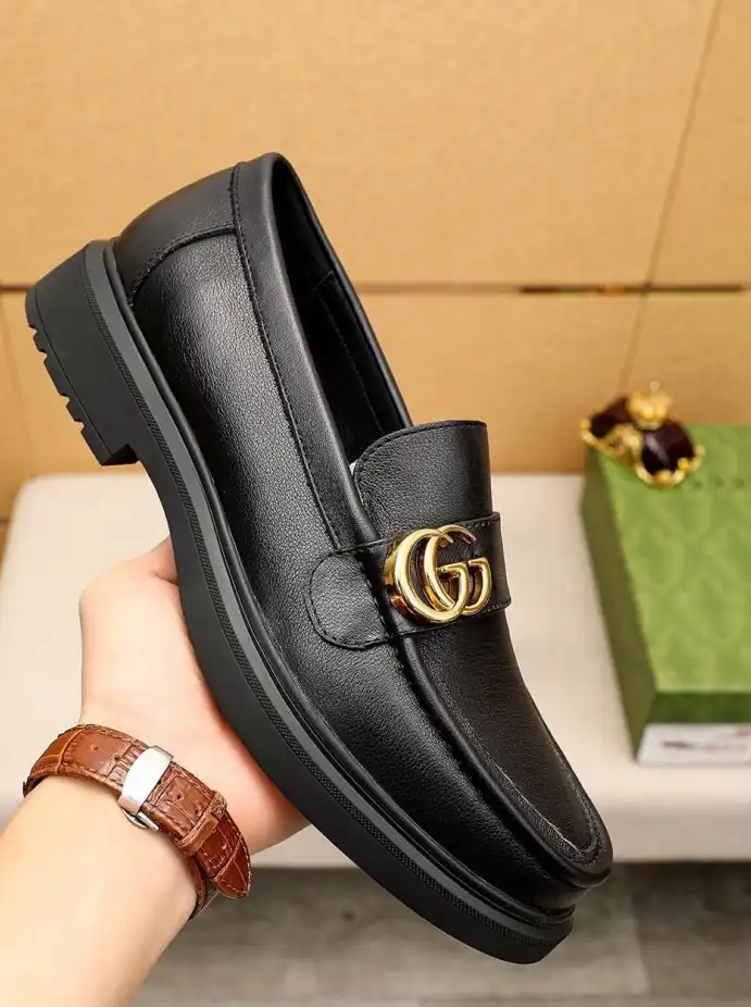 hype Gucci Leather Shoes