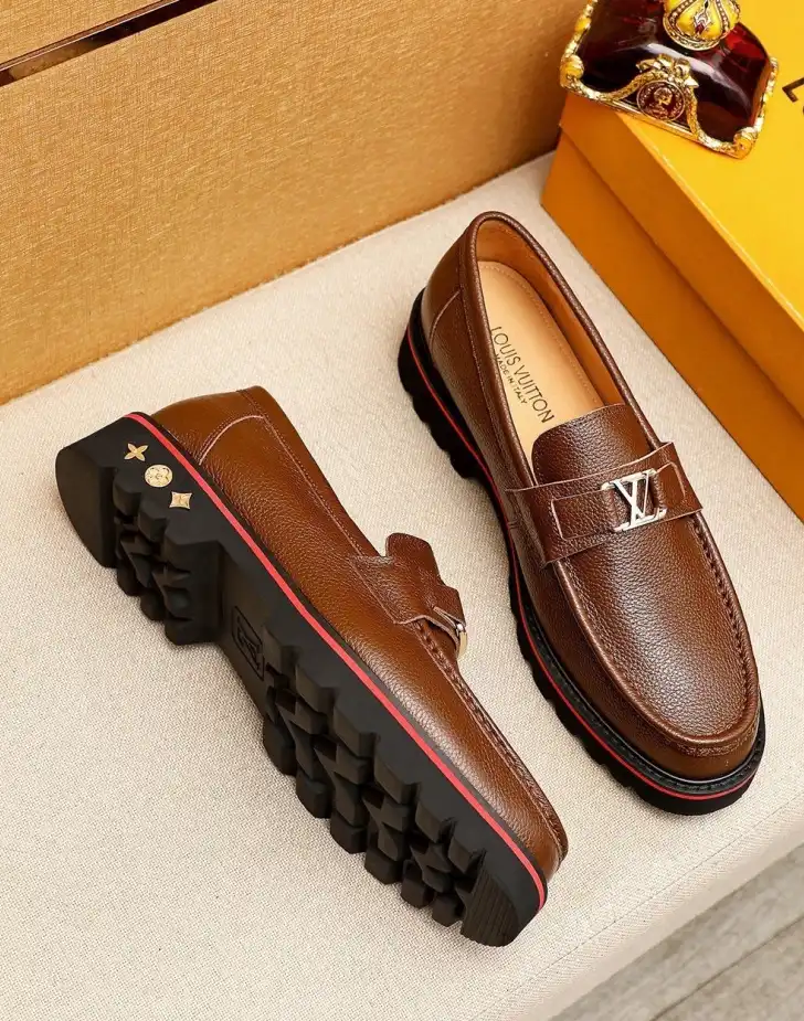 hype LV Leather Shoes