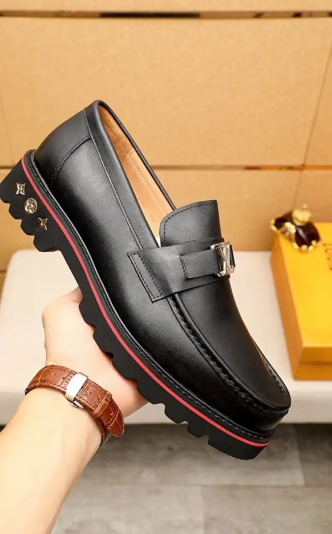 hype LV Leather Shoes