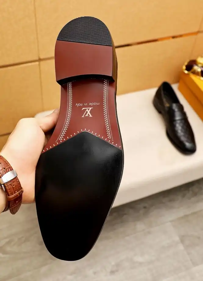 hype LV Leather Shoes