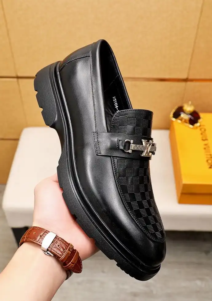 hype LV Leather Shoes