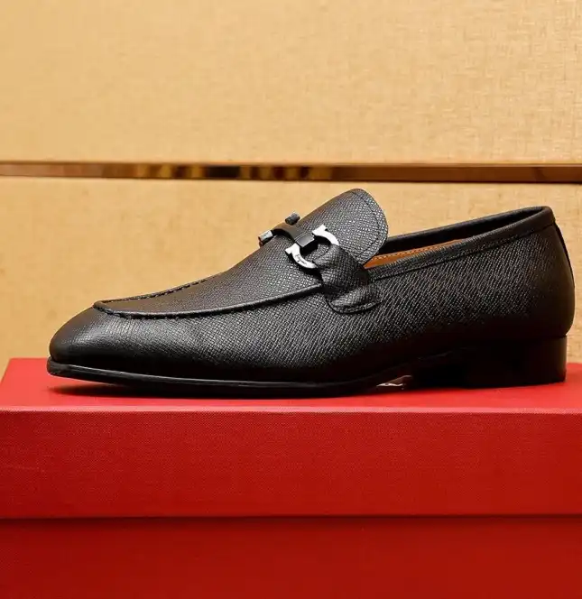 hype Ferragamo Leather Shoes