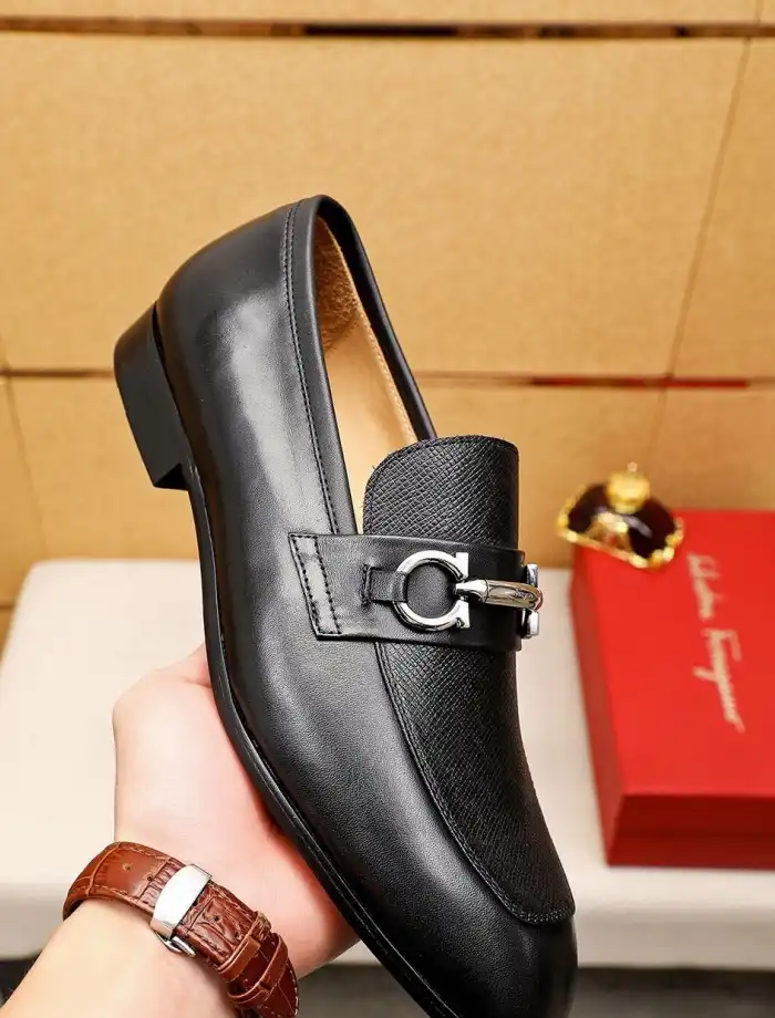 hype Ferragamo Leather Shoes