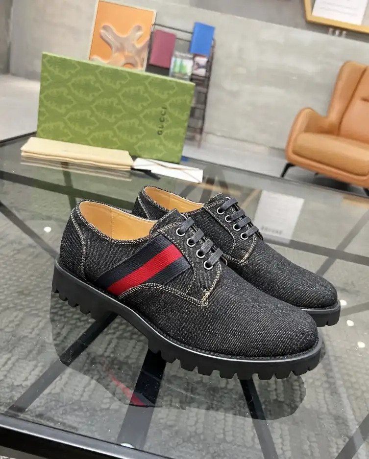 hype Gucci Leather Shoes