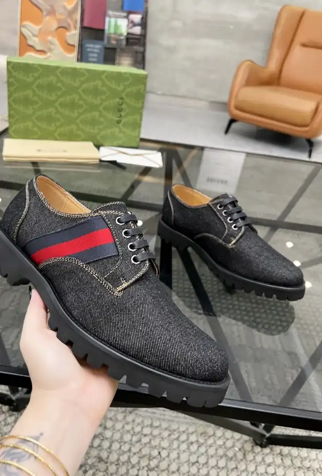 hype Gucci Leather Shoes