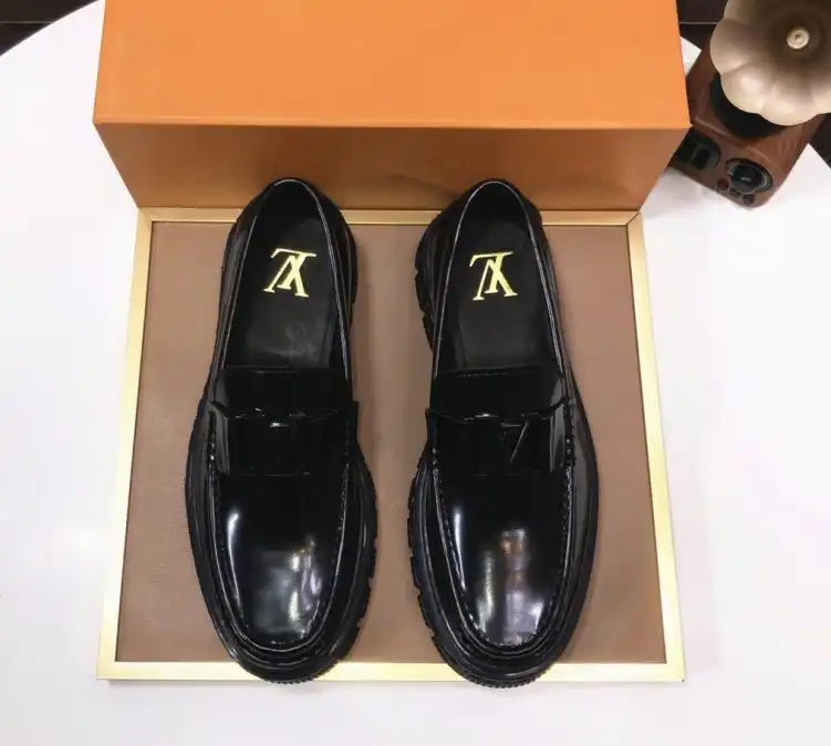 hype LV Leather Shoes