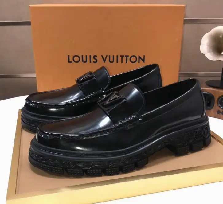 hype LV Leather Shoes