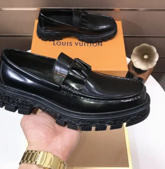 hype LV Leather Shoes