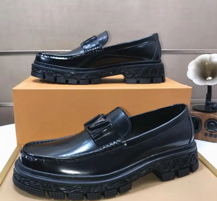 hype LV Leather Shoes