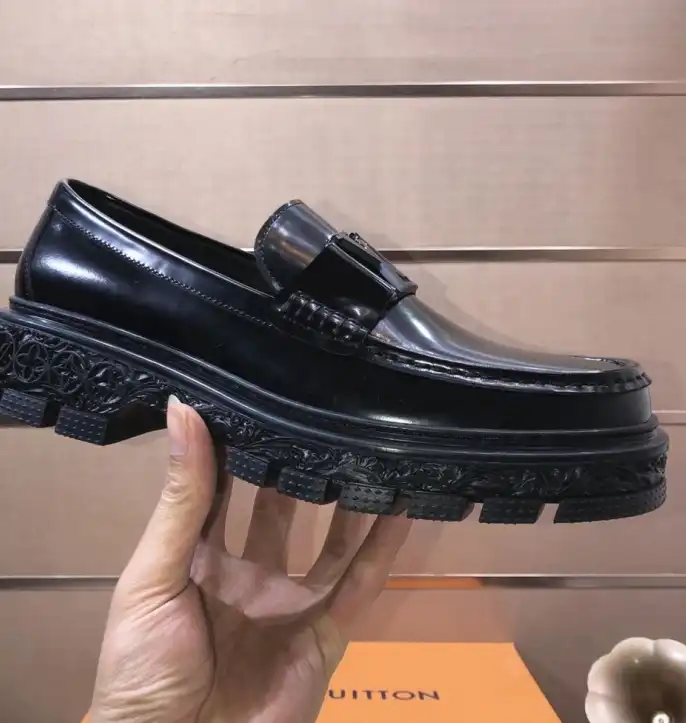 hype LV Leather Shoes