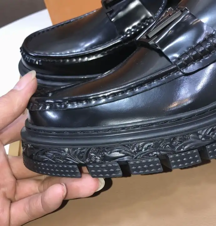 hype LV Leather Shoes