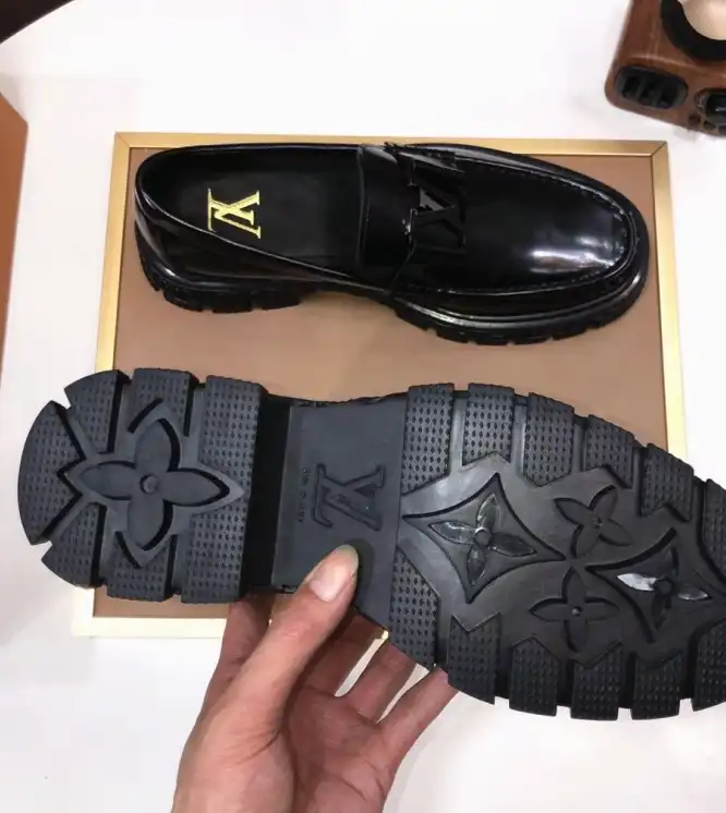 hype LV Leather Shoes