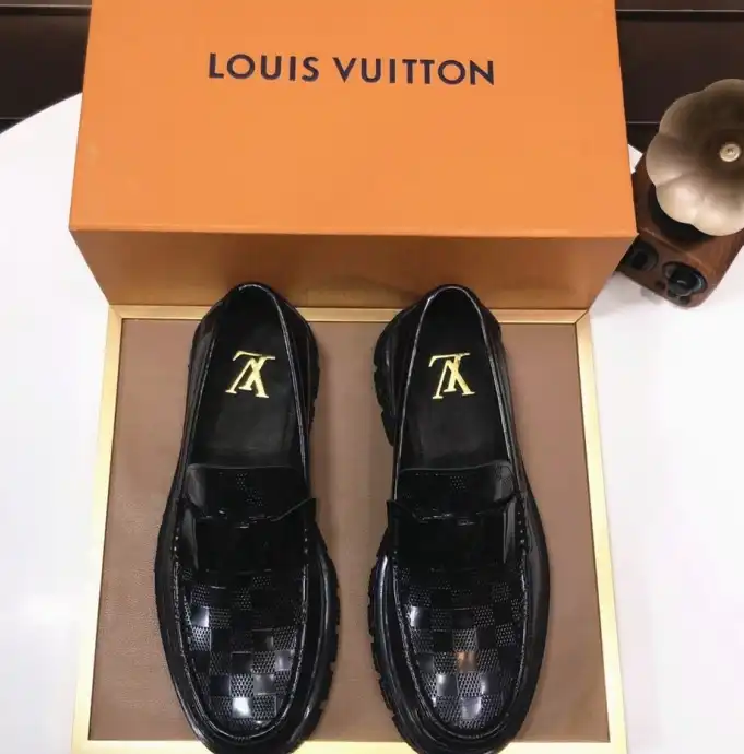 hype LV Leather Shoes