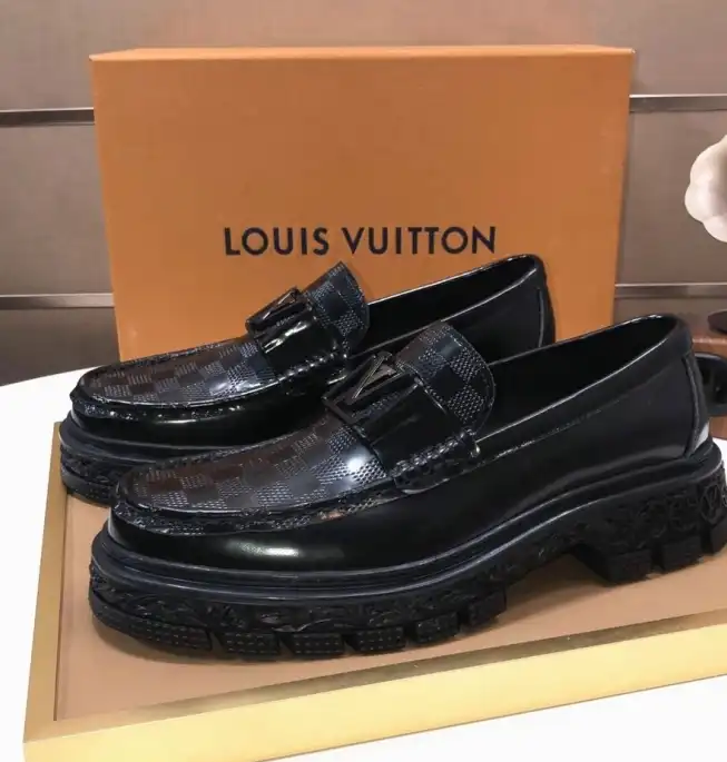 hype LV Leather Shoes