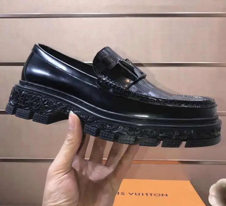 hype LV Leather Shoes