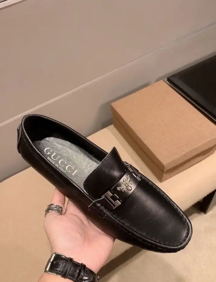 hype Gucci Leather Shoes