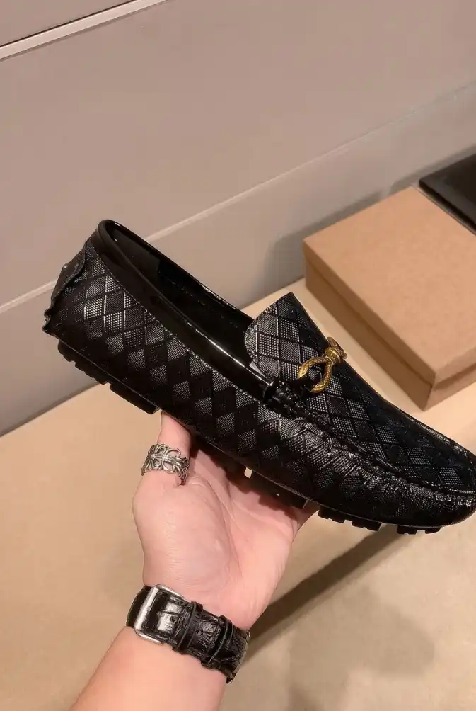 hype LV Leather Shoes