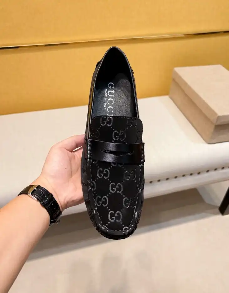 hype Gucci Leather Shoes