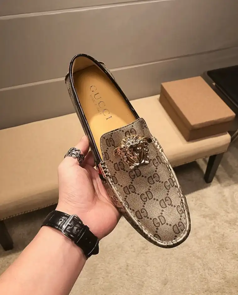 hype Gucci Leather Shoes