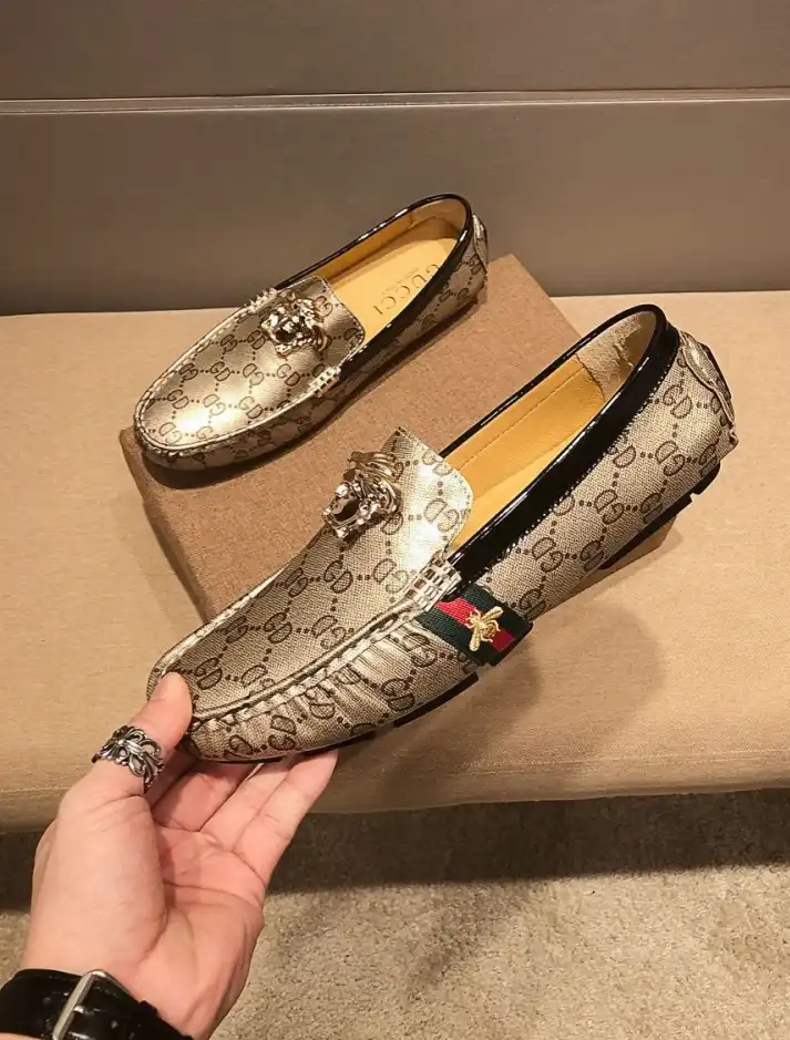 hype Gucci Leather Shoes