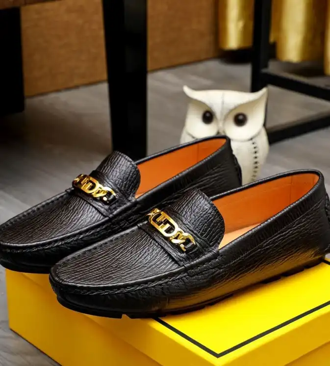 hype Fendi Leather Shoes