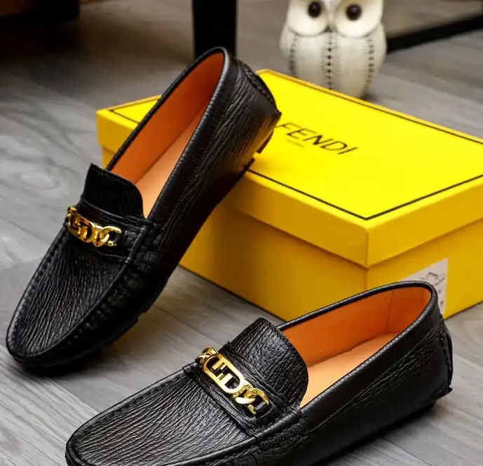 hype Fendi Leather Shoes