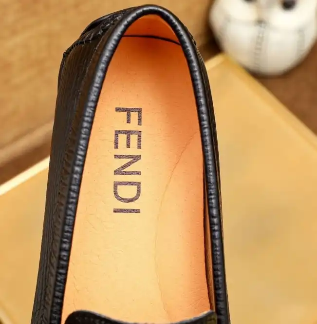 hype Fendi Leather Shoes