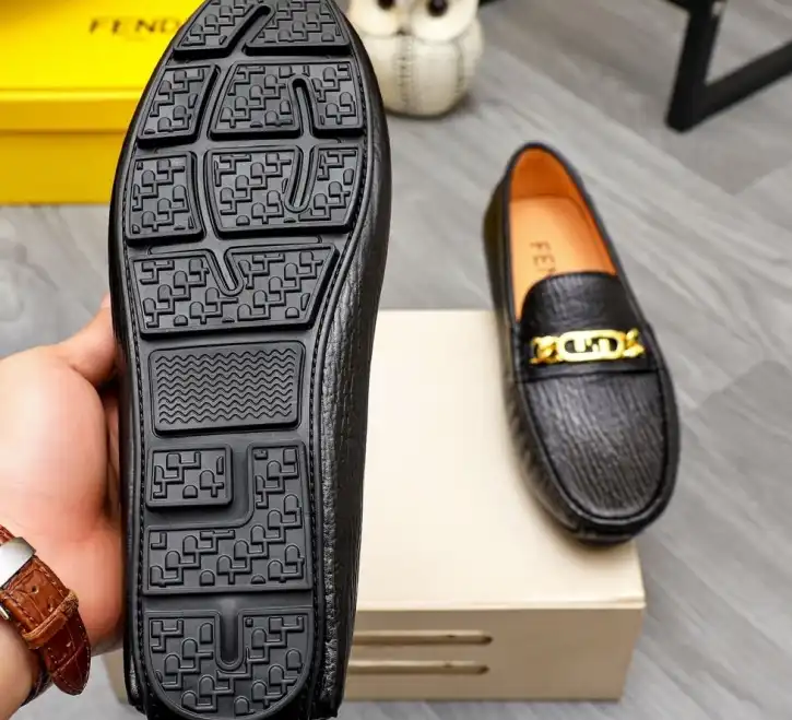 hype Fendi Leather Shoes