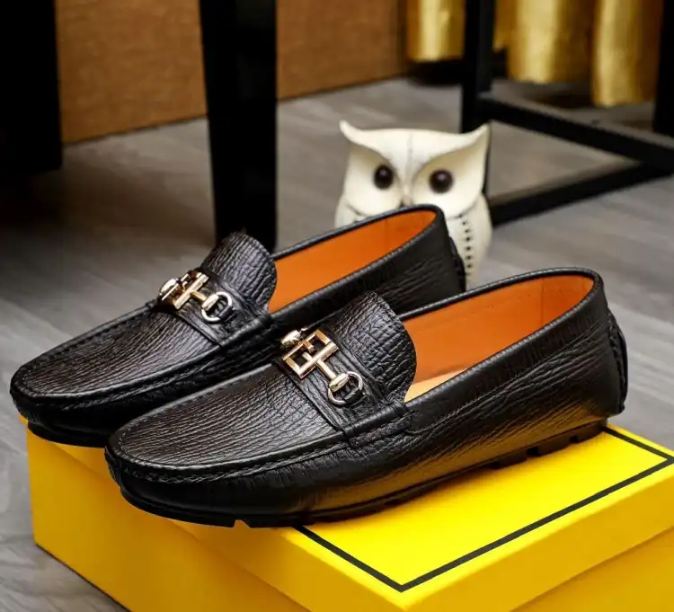 hype Fendi Leather Shoes